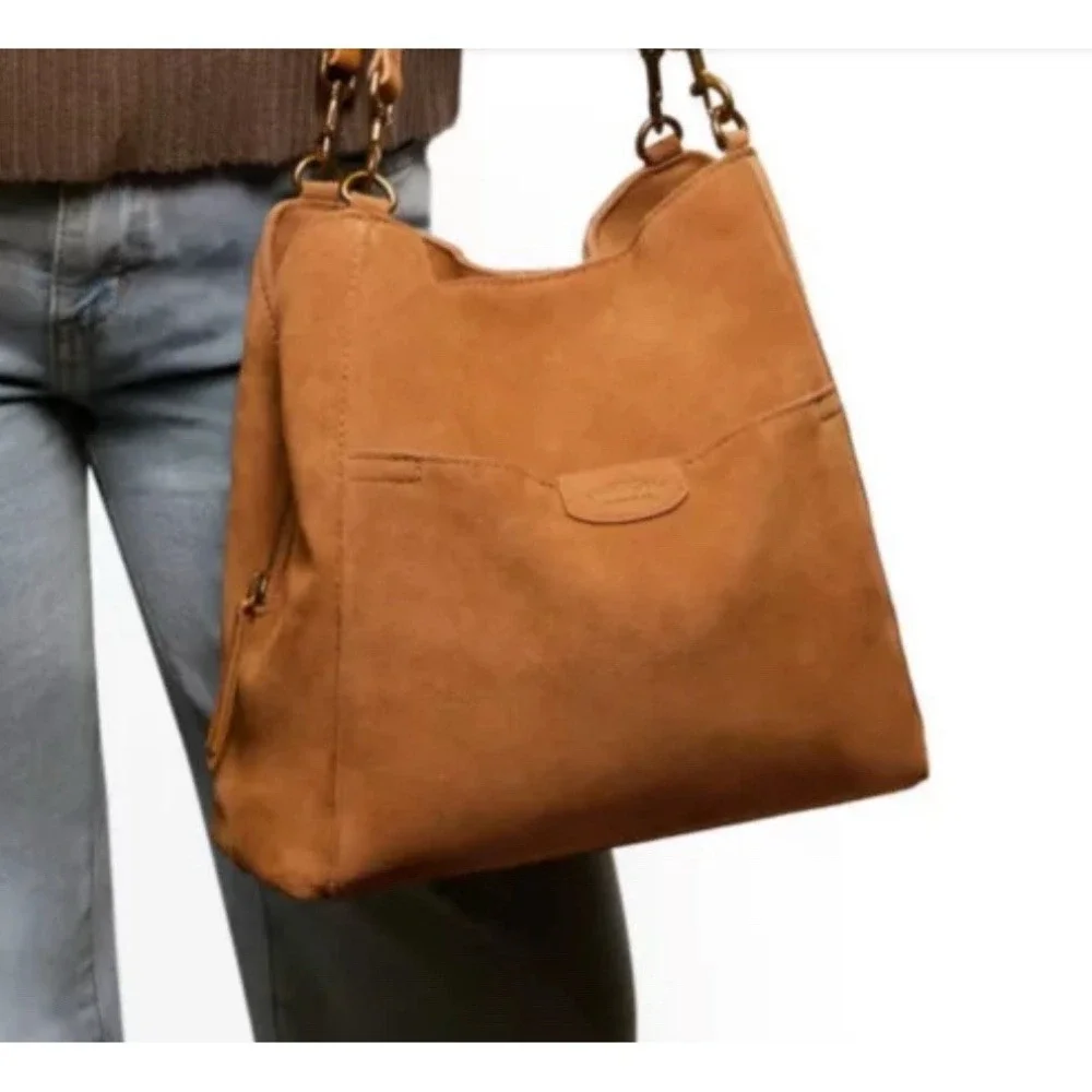 American Leather Hobo Bag - Classic Shoulder Tote